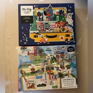 Galison New York NYC Puzzle and San Francisco Puzzle